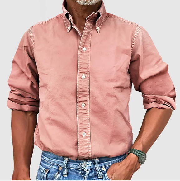 DELAUNAY | Chemise à Manches Longues Anti-Plis pour Homme