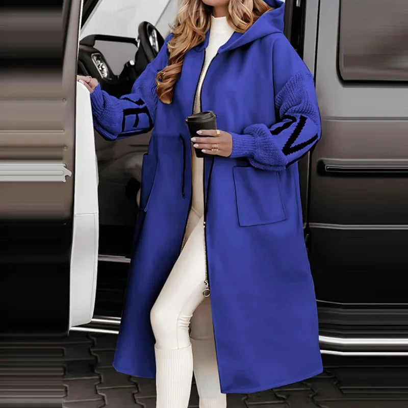 Marianne™ | Élégant Manteau Cardigan à Capuche
