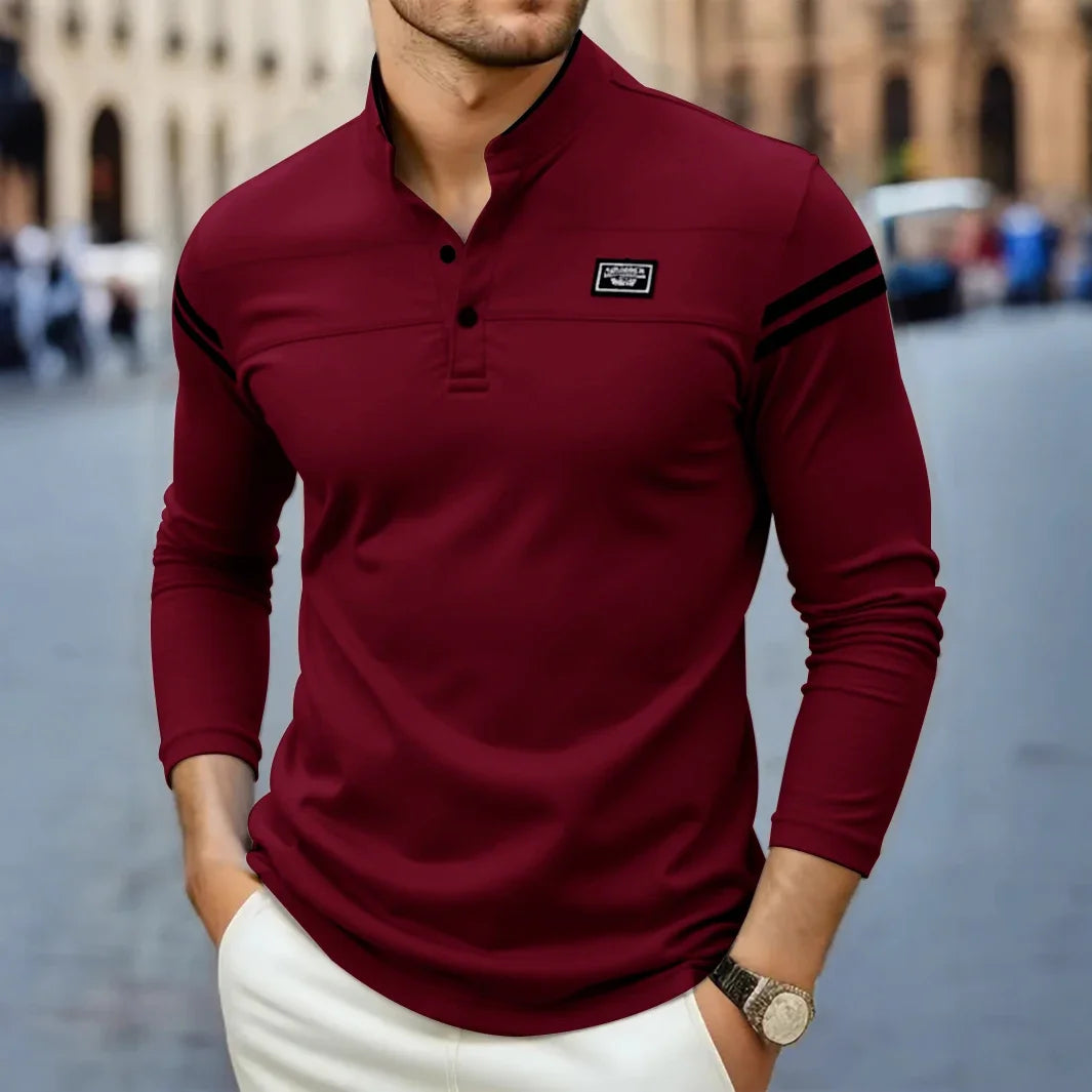 DELAUNAY | T-Shirt à Manches Longues Moderne pour Homme