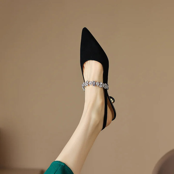 Delaunay | Escarpins Slingback Cristal Pauline