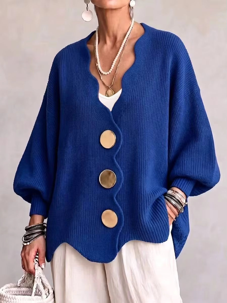 Madison - Gilet en maille à boutons amples