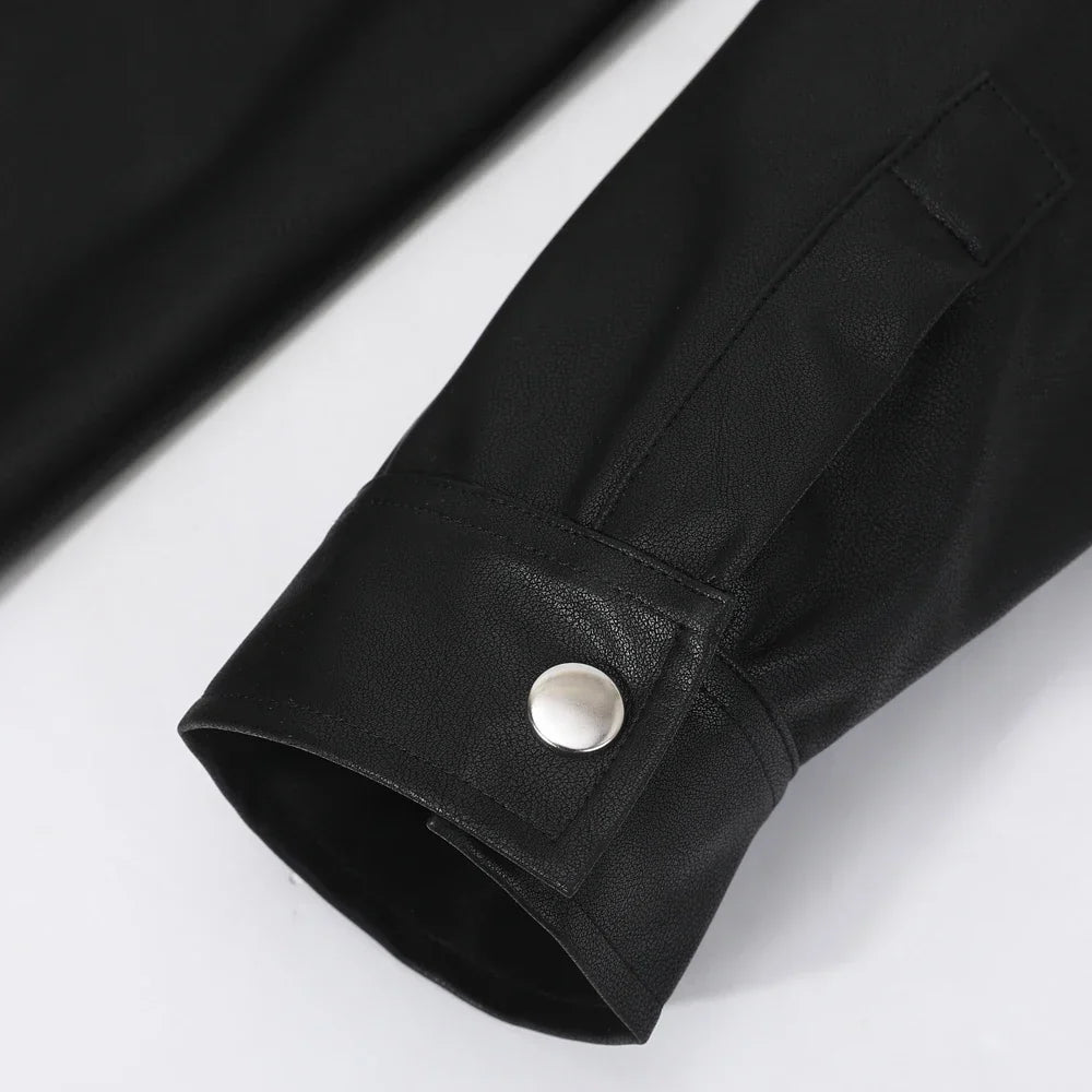 Longsleeve en cuir