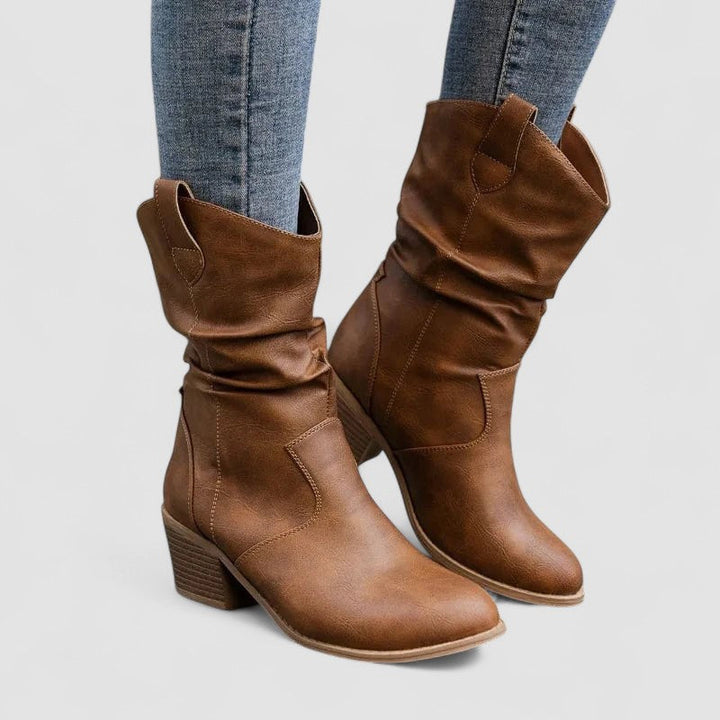 Delaunay | Bottes en cuir orthopédique Vivian