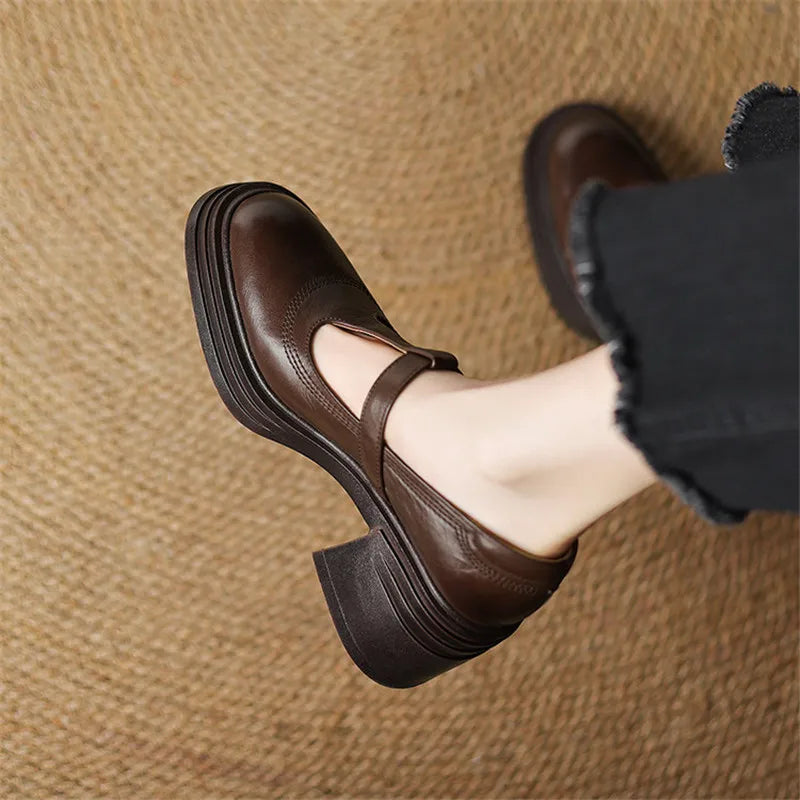 Élise | Chaussure Mary Jane à plateforme