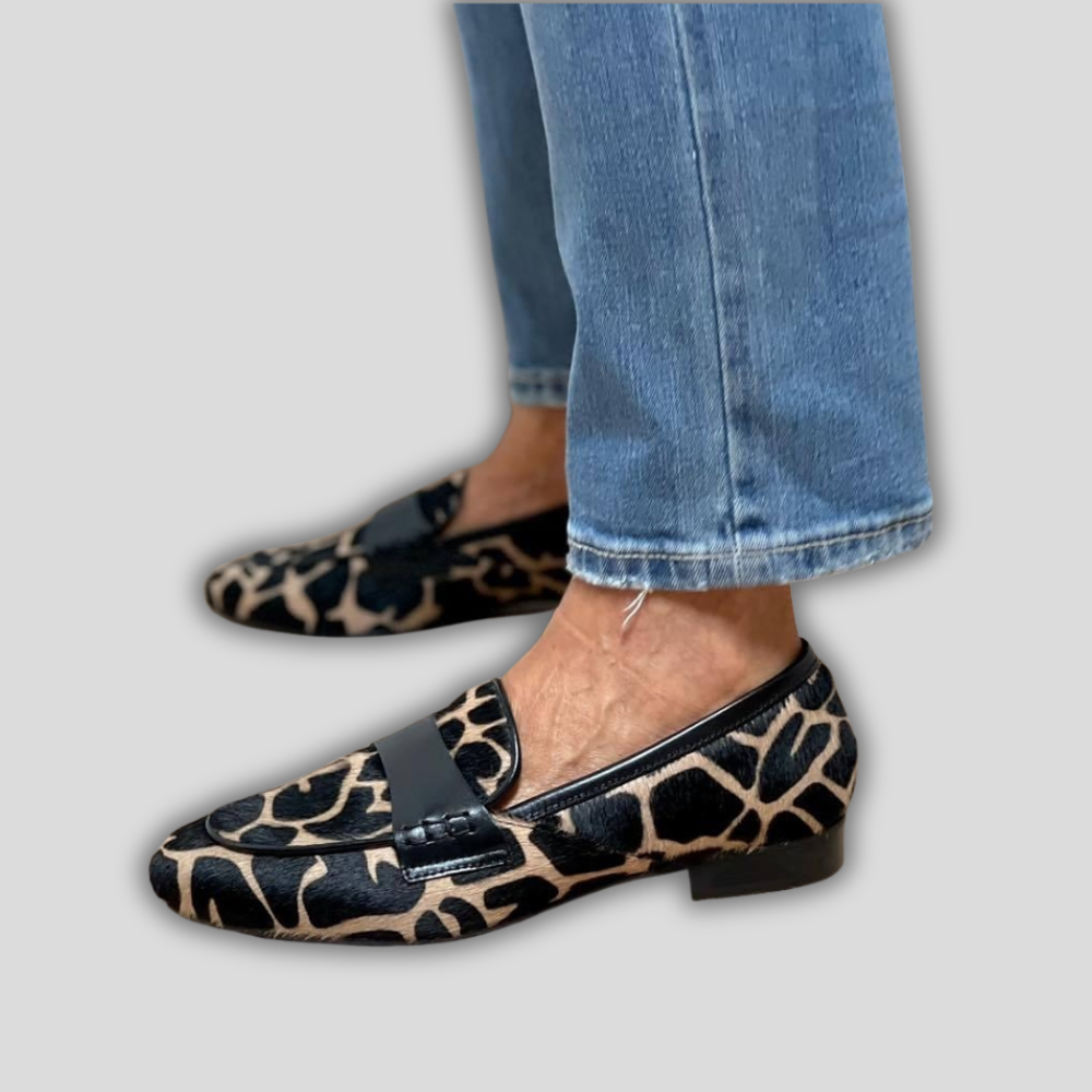 DELAUNAY | Mocassins Léopard Confort Brigitte