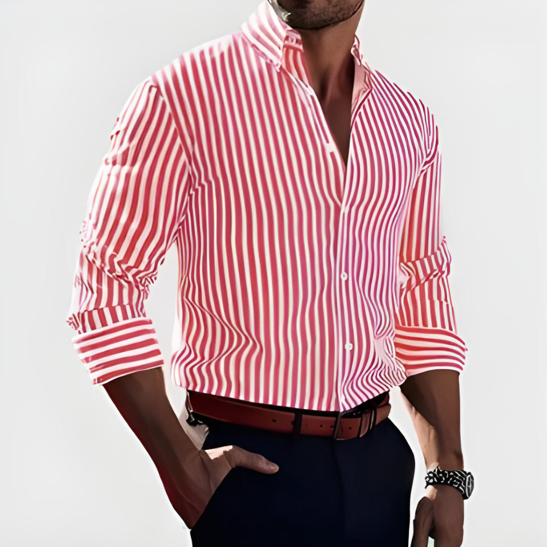 DELAUNAY | Chemise à Rayures Décidées pour Homme
