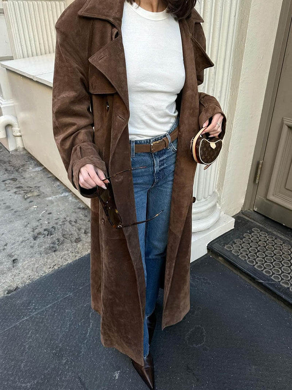 Delaunay | LE TRENCH CHIC EN DAIM DOUX
