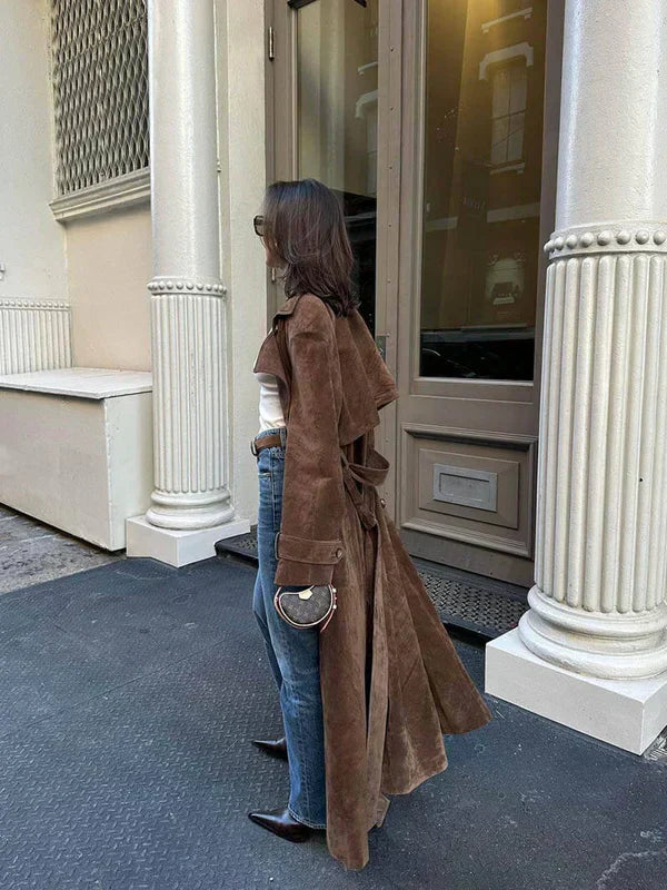 Delaunay | LE TRENCH CHIC EN DAIM DOUX