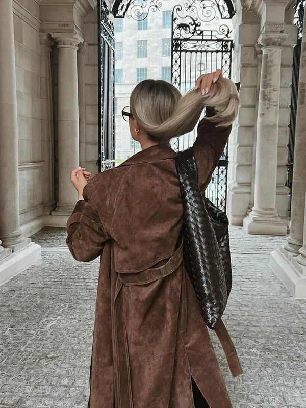 Delaunay | LE TRENCH CHIC EN DAIM DOUX