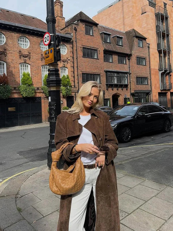 Delaunay | LE TRENCH CHIC EN DAIM DOUX