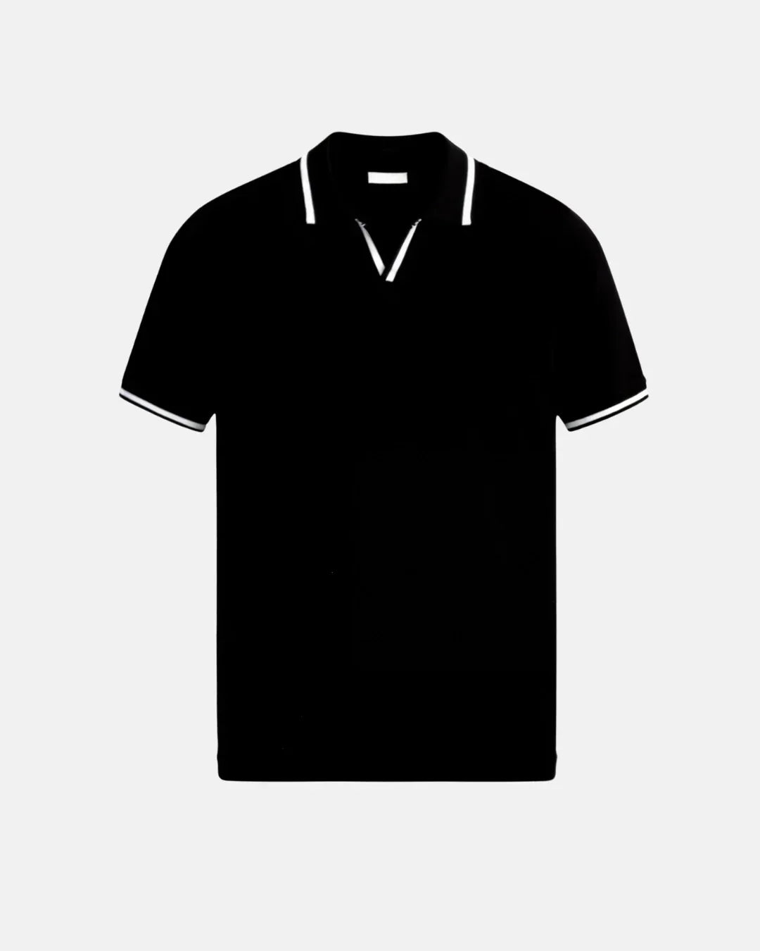 DELAUNAY | Polo sur Mesure en Piqué avec Détails Contrastants