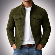 DELAUNAY | Veste Élégante Suédée Marc