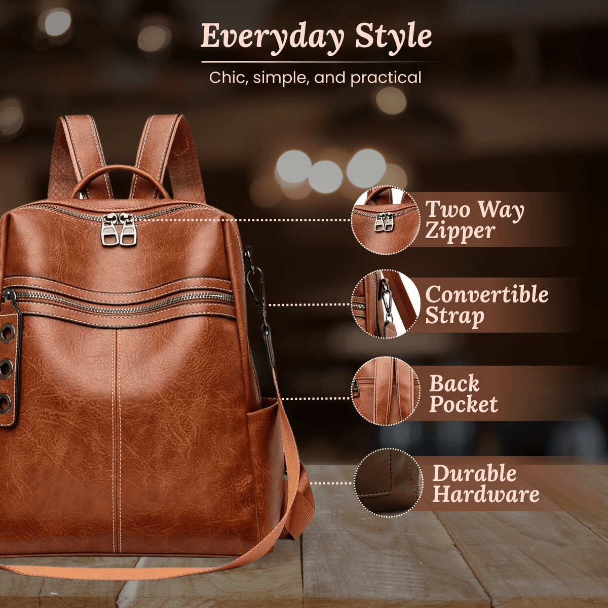 Marcella | Sac à Dos Utilitaire