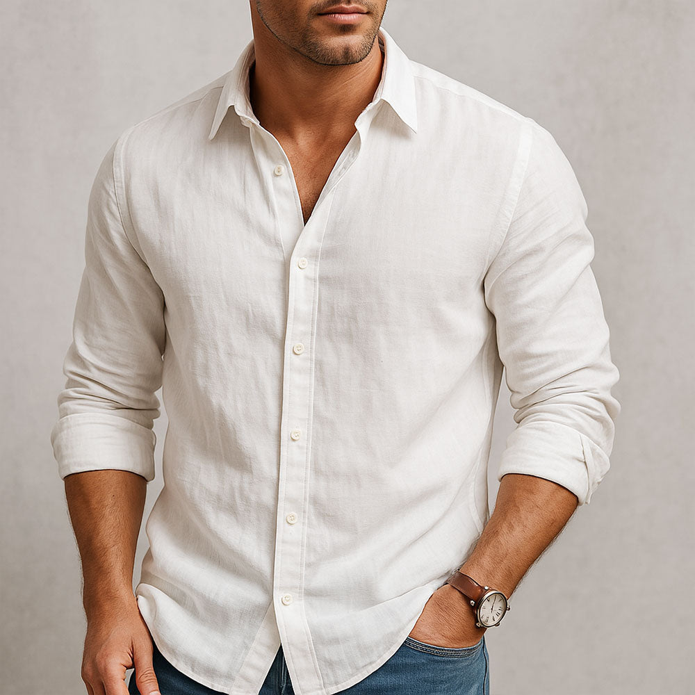 DELAUNAY | Chemise Essentielle en Lin pour Homme