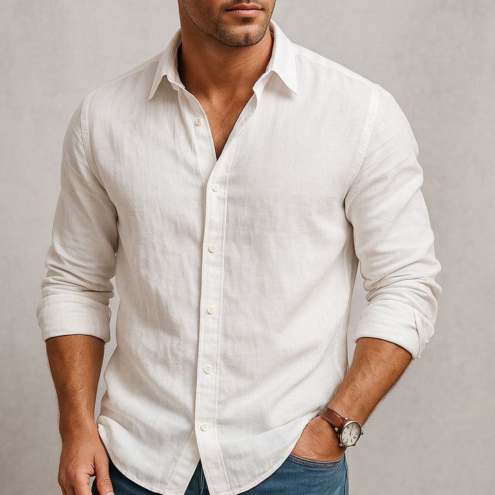 Delaunay | CHEMISE ESSENTIELLE EN LIN POUR HOMME