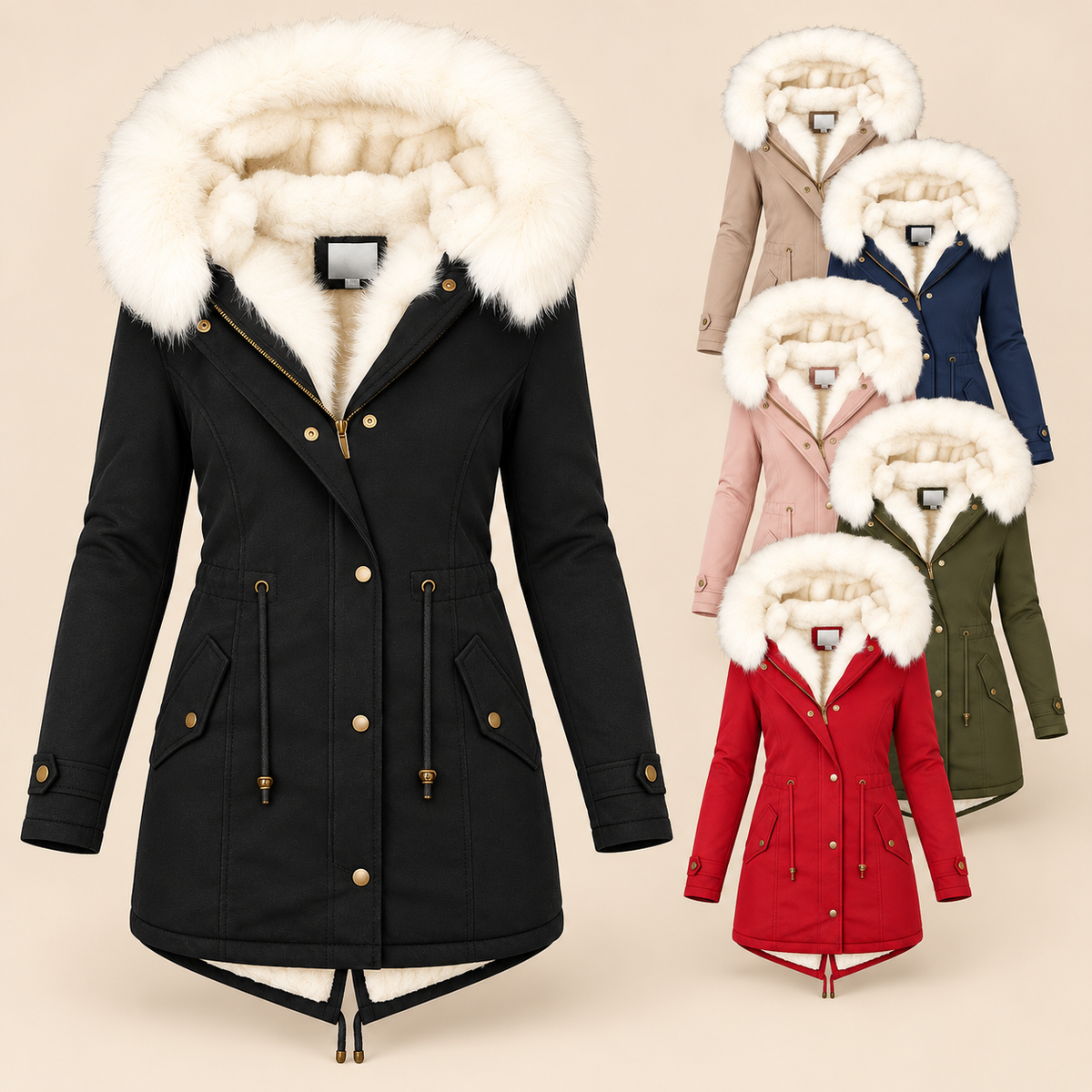 Albane | Parka d'hiver long et élégant