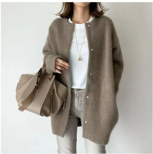 Cardigan Veste en Maille Loose Fit pour Femme