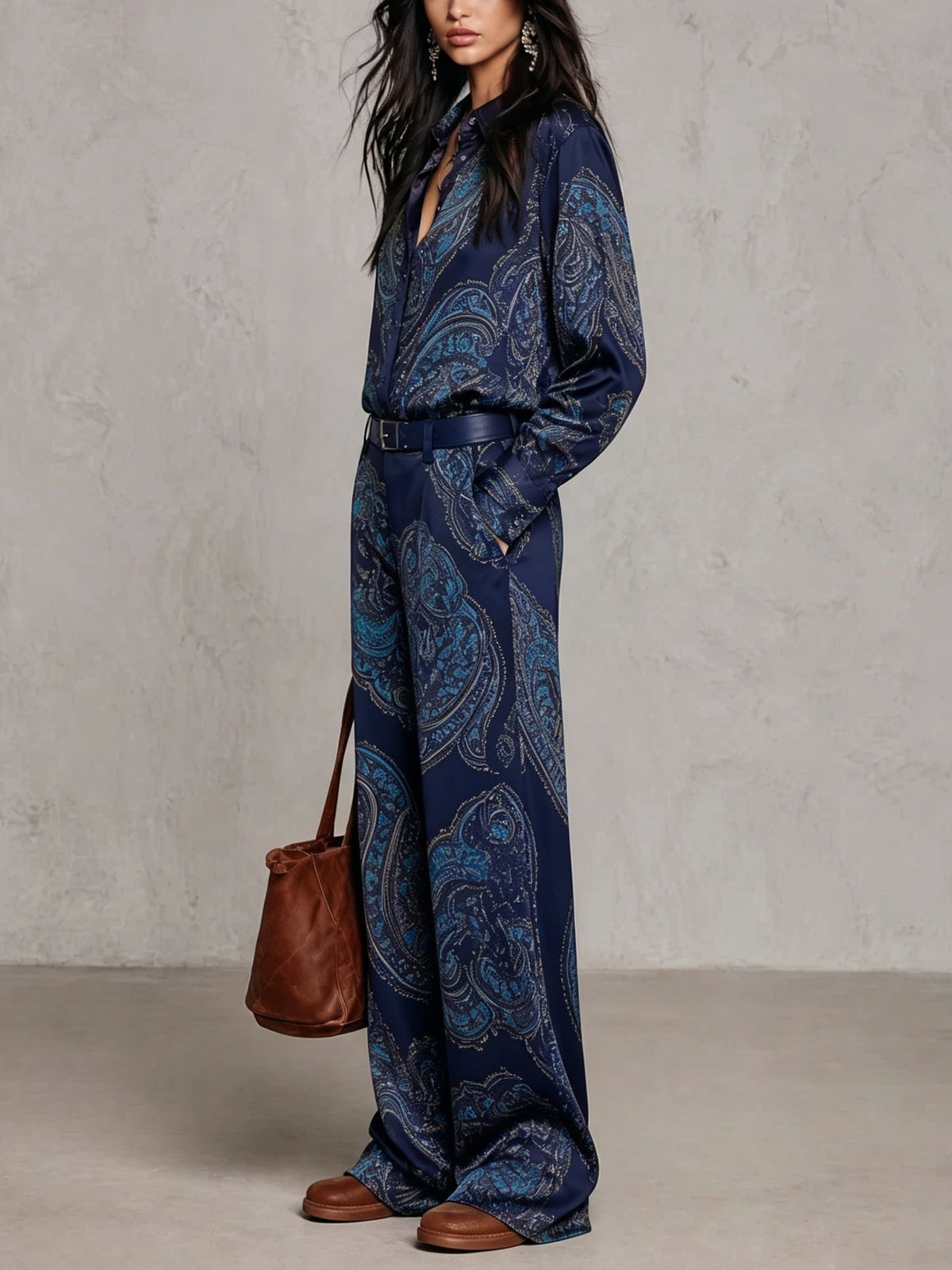 Seraphina™ | Ensemble deux pièces élégant à motif cachemire