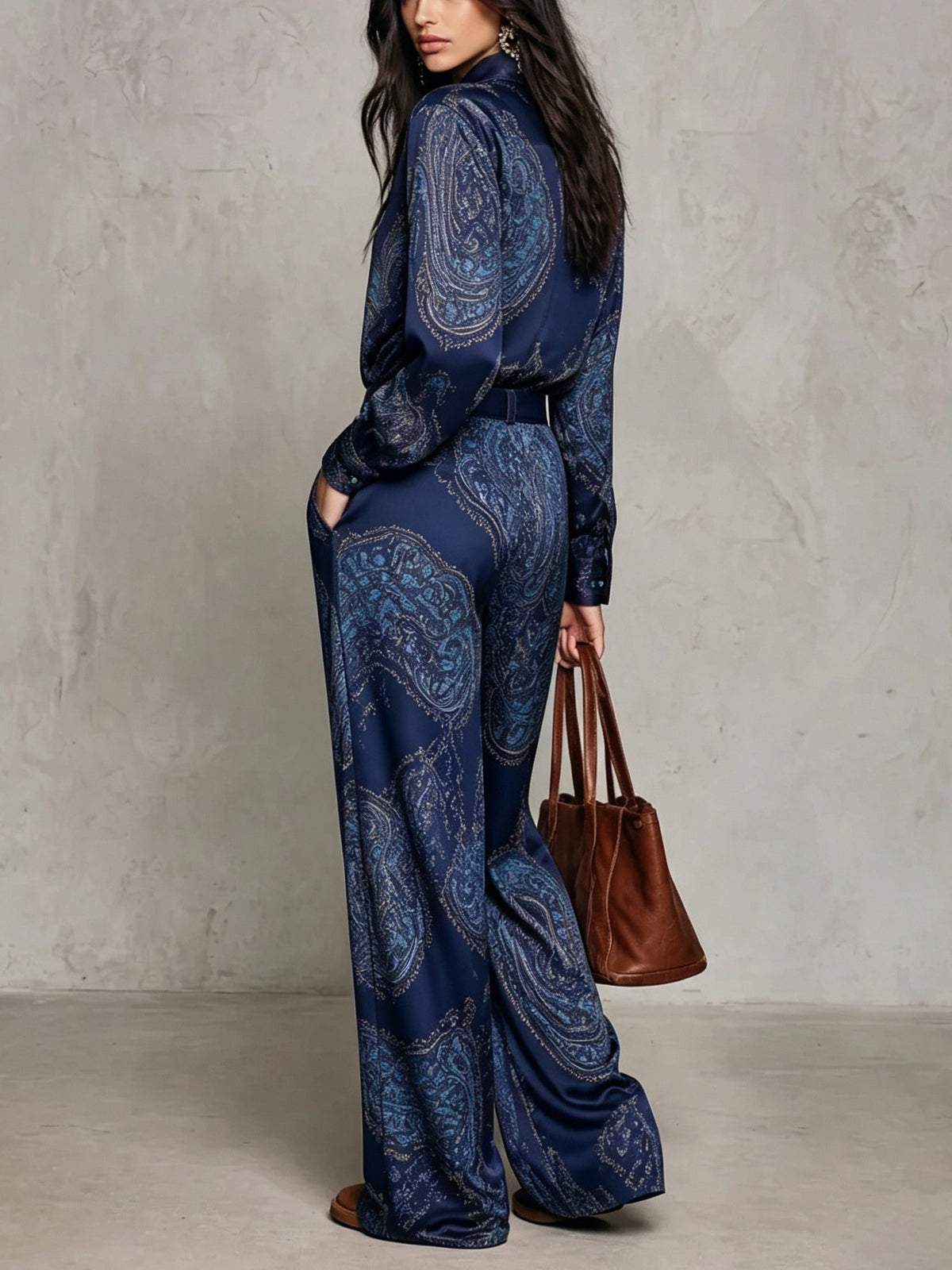 Seraphina™ | Ensemble deux pièces élégant à motif cachemire