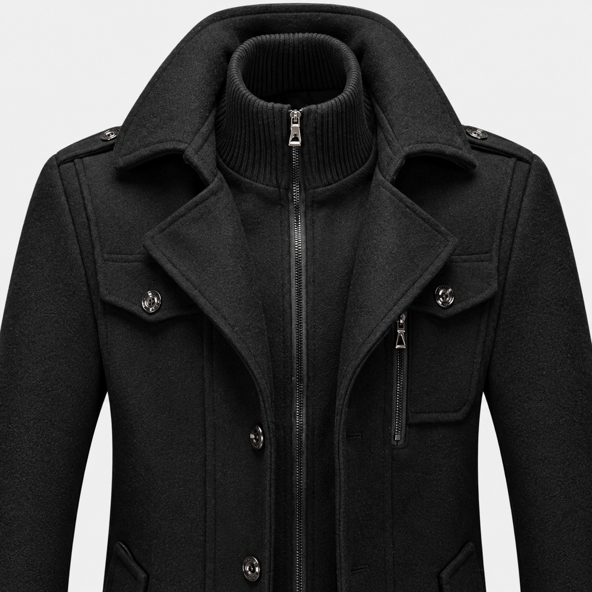 George™ | Manteau Classique Chaud à Superposition