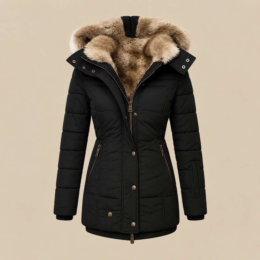 Anna™ | Manteau d'hiver chaud avec doublure en fourrure
