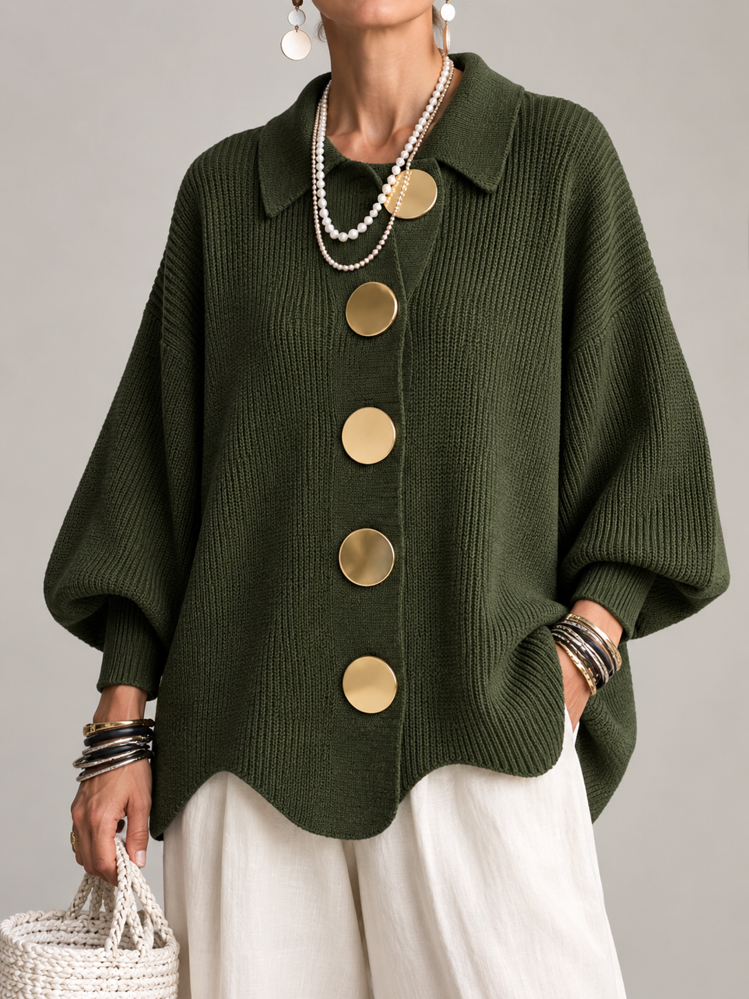 Ardelle™ | Cardigan Oversize à Col