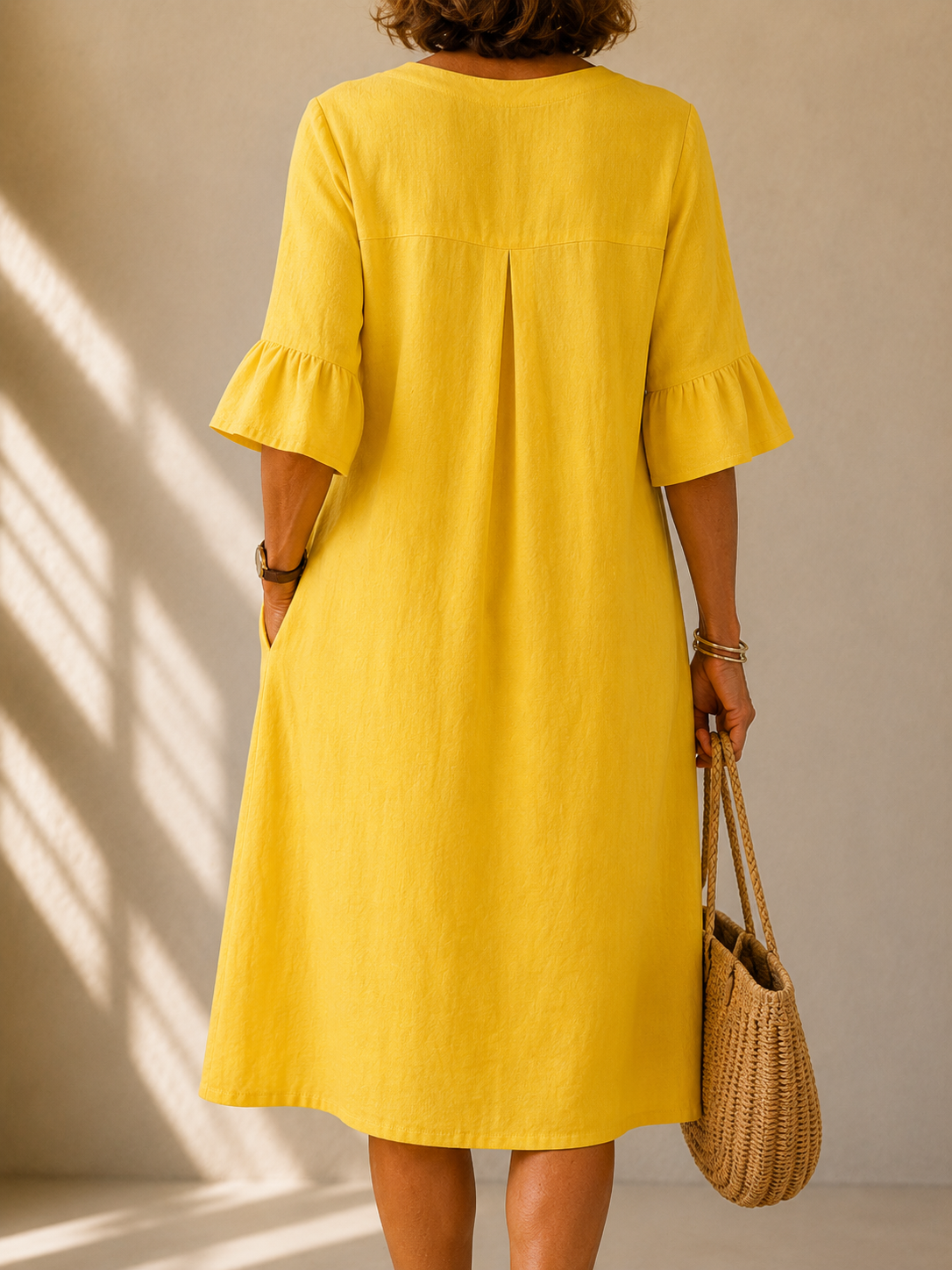 DELAUNAY | Robe Boutonnée Ample Aveline