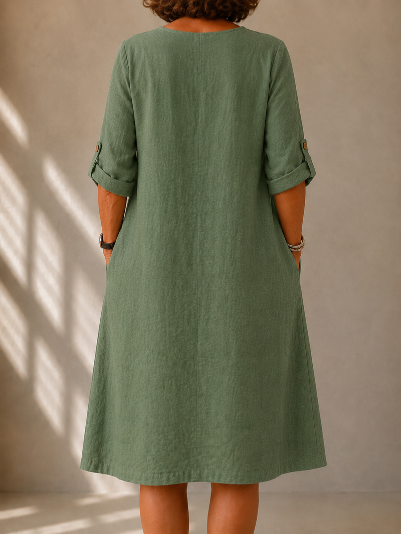 DELAUNAY | Robe Trapèze Poches Latérales Lucie