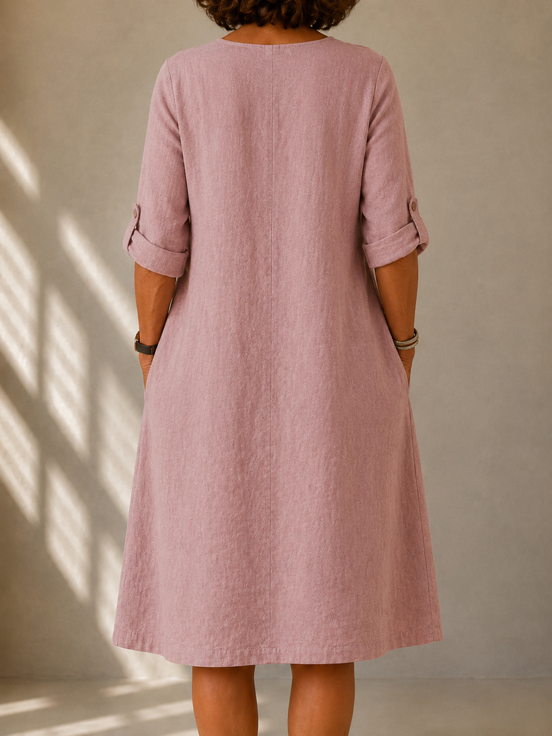 DELAUNAY | Robe Fluide Coupe Trapèze Martine