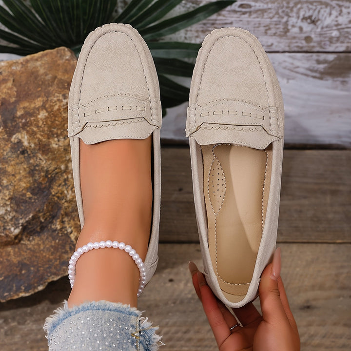 Delaunay | Mocassins Effet Daim Festonnés Marie