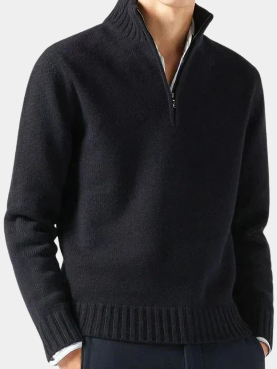 DELAUNAY | Dolcevita en Laine avec Zip pour Homme