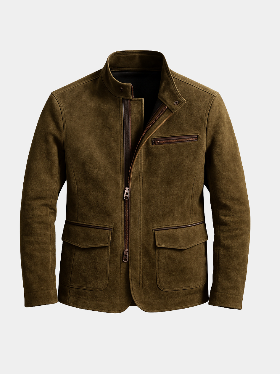 DELAUNAY | Veste de Terrain en Daim pour Homme