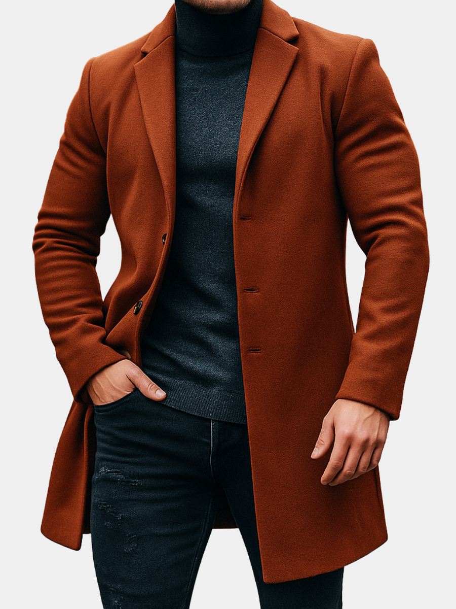 DELAUNAY | Trench en Laine pour Hommes