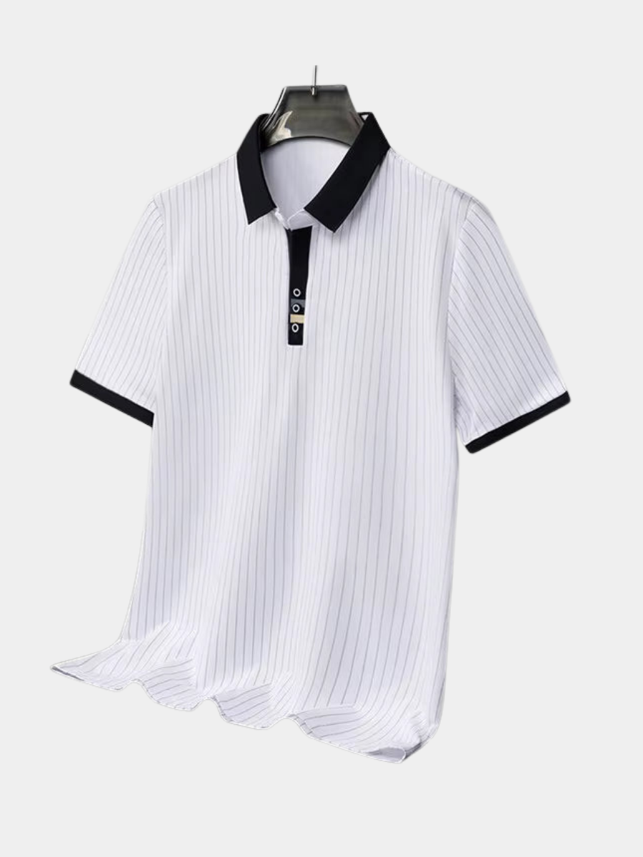DELAUNAY | Polo à Rayures Raffinée