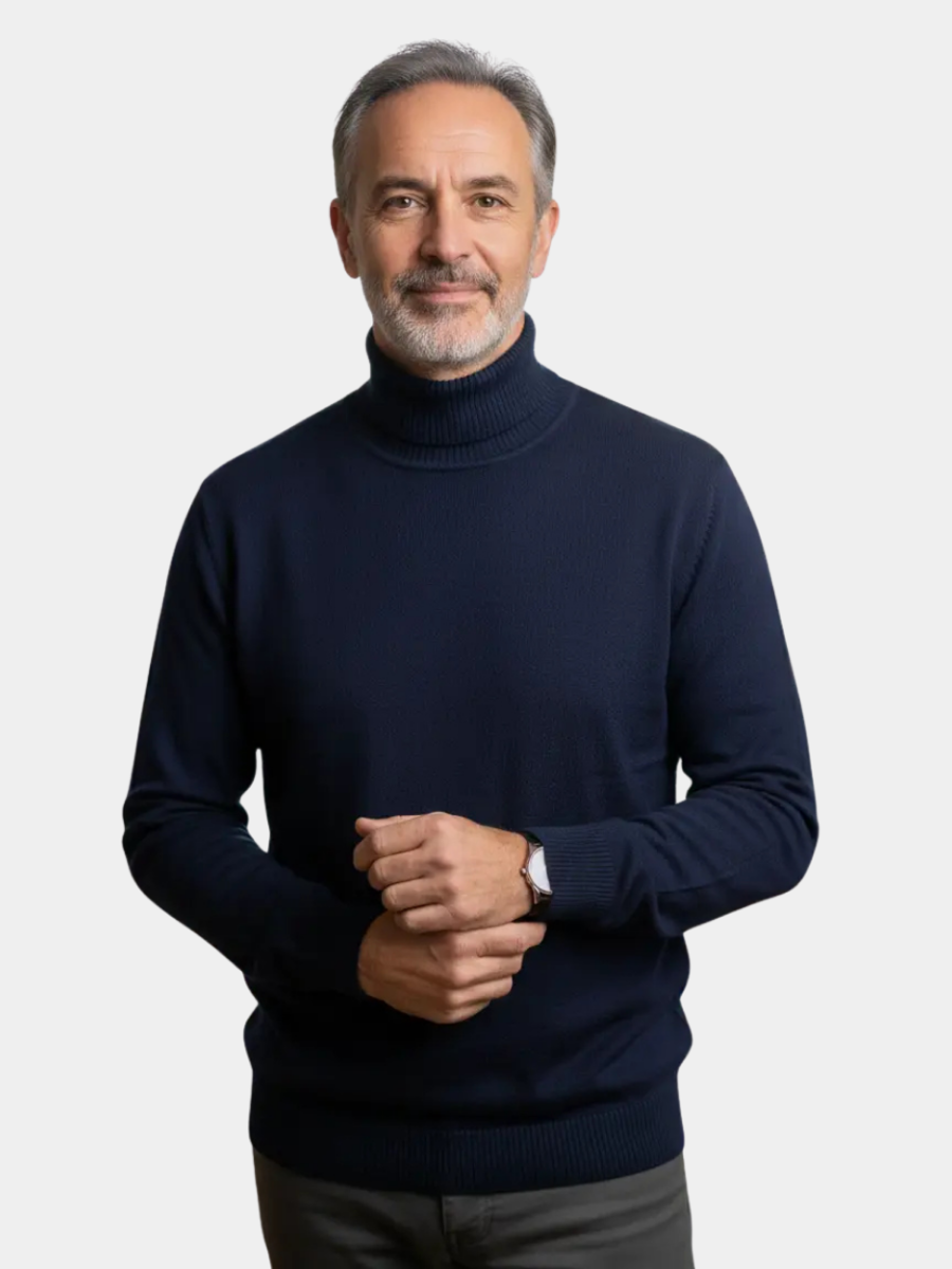 DELAUNAY | Pull en Maille à Col Roulé pour Homme