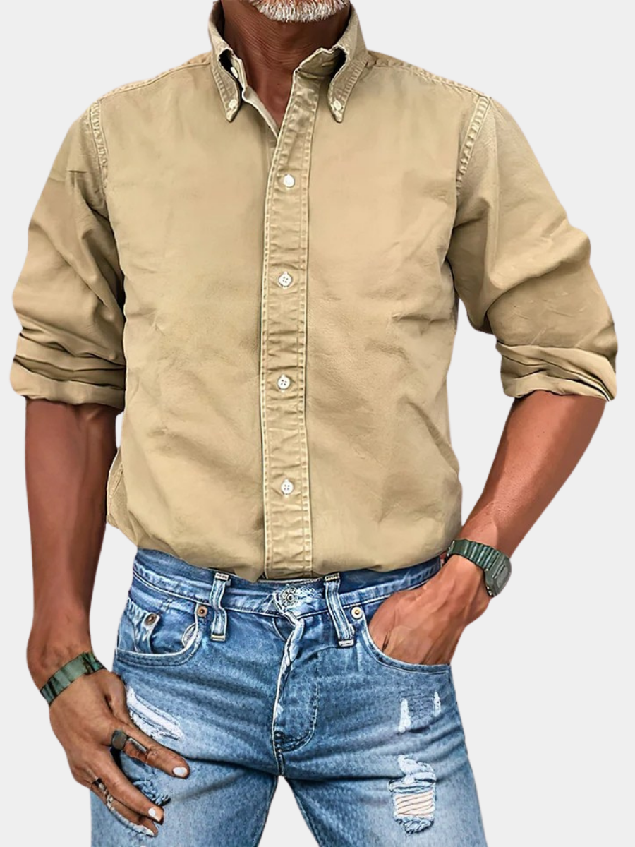 DELAUNAY | Chemise à Manches Longues Anti-Plis pour Homme
