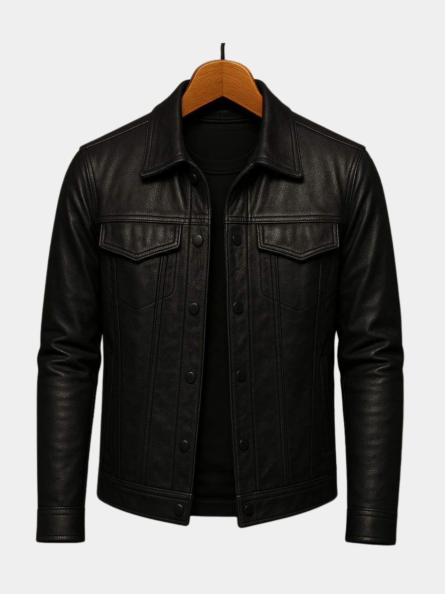 DELAUNAY | Veste en Cuir Moderne Rider