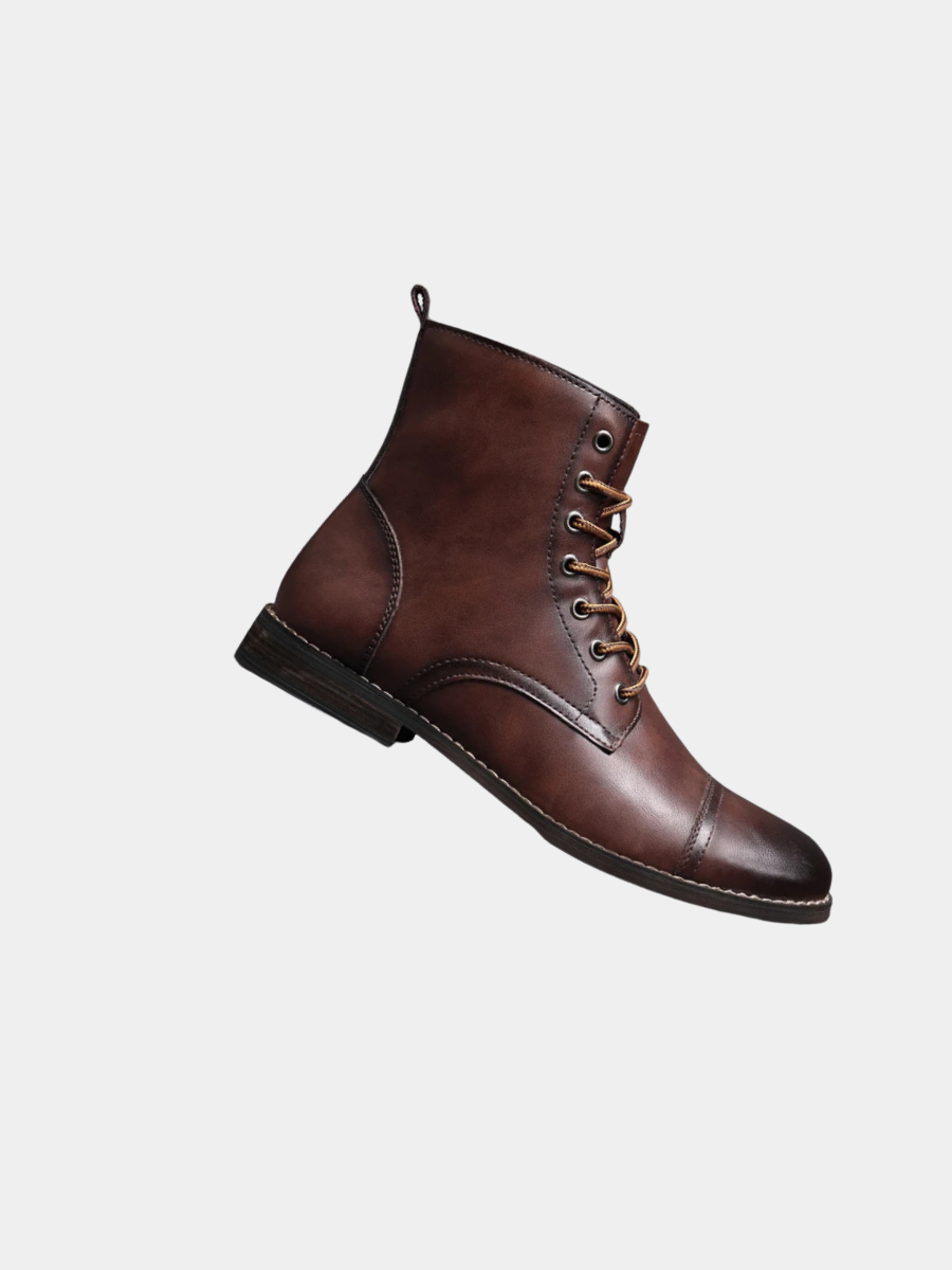 DELAUNAY | Bottes de Ville Brunies pour Homme