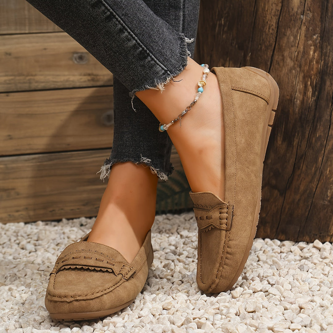 Delaunay | Mocassins Effet Daim Festonnés Marie
