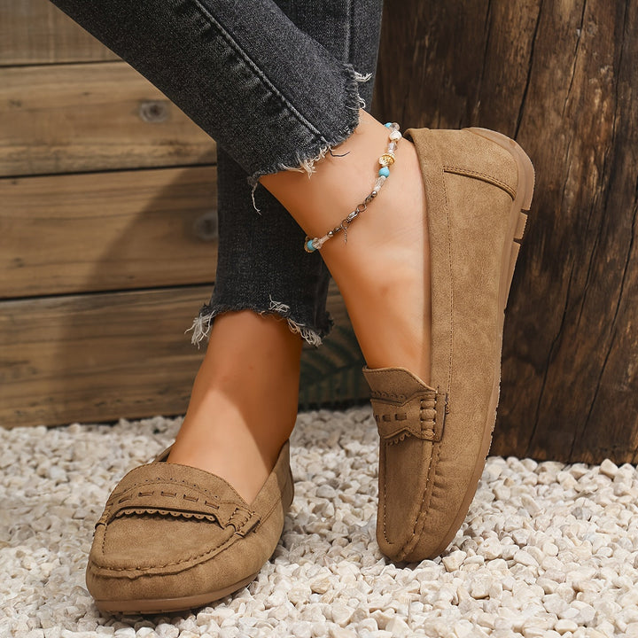 Delaunay | Mocassins Effet Daim Festonnés Marie