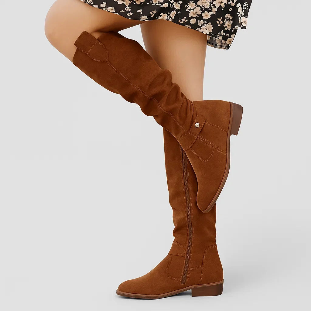 Zavira | Bottes Élégantes et Chaleureuses en Tissu Premium pour Femme
