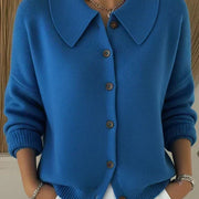 DELAUNAY | Cardigan Boutonné Col Souple Mathilde
