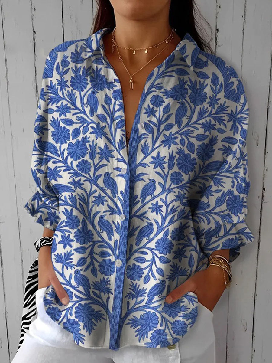 DELAUNAY | Blouse Fluide Printanière Monique
