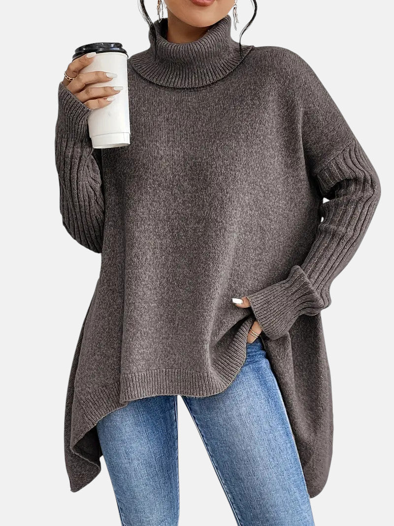 Brigitte | Long Turtle Neck Pullover