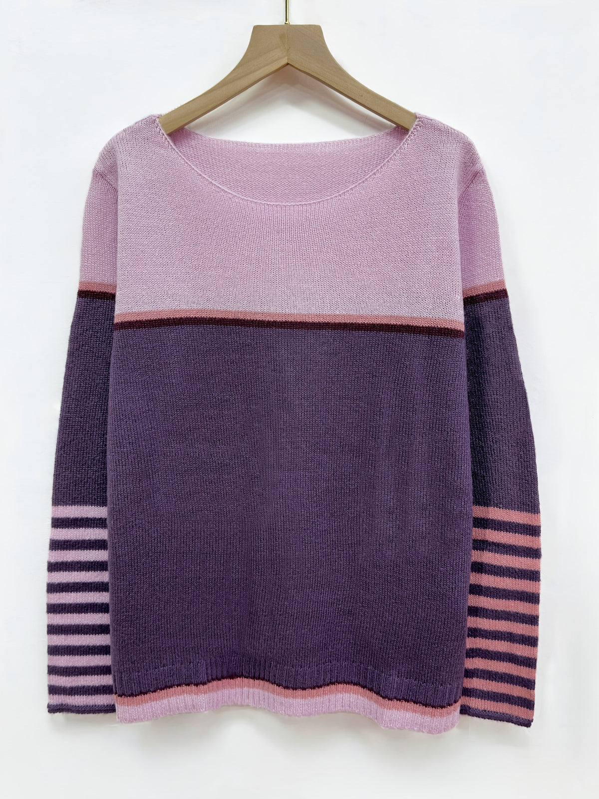 DELAUNAY | Pull Col Bateau Rayé Aveline
