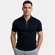 DELAUNAY | Polo Moderne avec Zip Mi-Haut