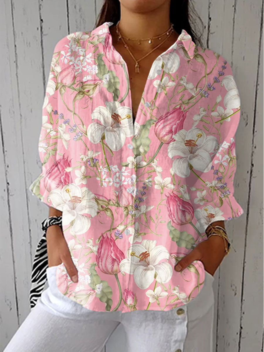 DELAUNAY | Blouse Artistique Imprimée Véronique