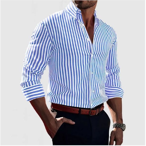 DELAUNAY | Chemise à Rayures Décidées pour Homme
