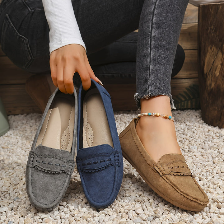 Delaunay | Mocassins Effet Daim Festonnés Marie