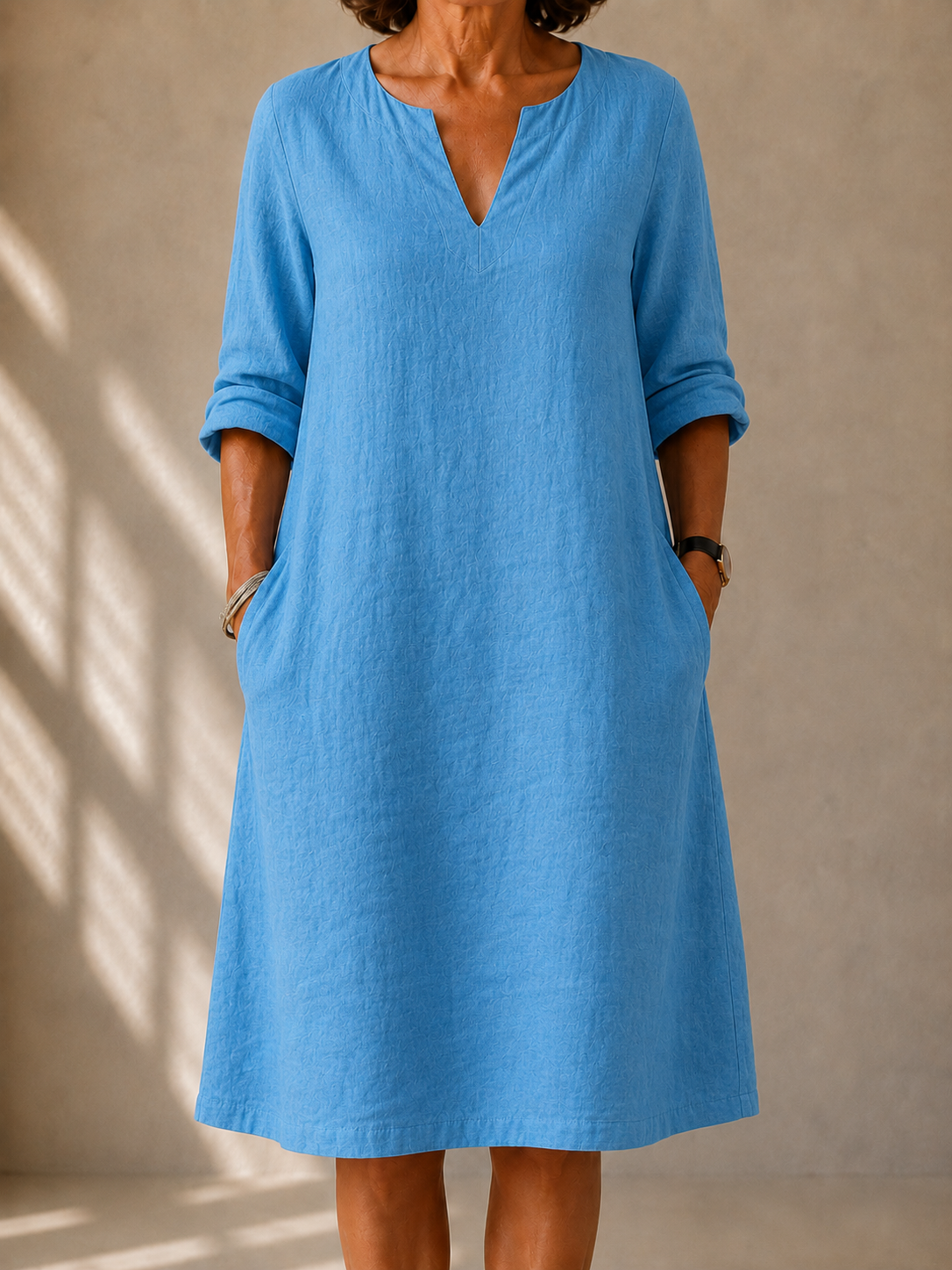 DELAUNAY | Robe Décontractée Col V Claire